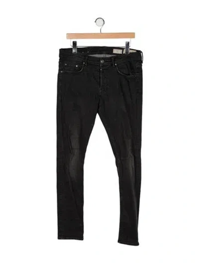 Pre-owned Allsaints Skinny Jeans In Black