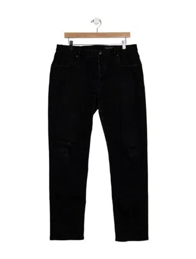 Pre-owned Allsaints Skinny Jeans In Black