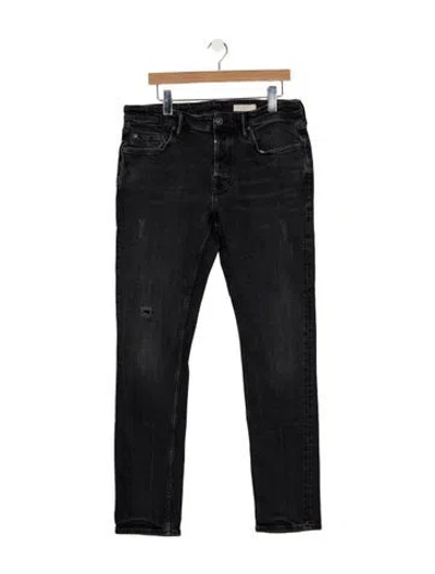 Pre-owned Allsaints Skinny Jeans In Black