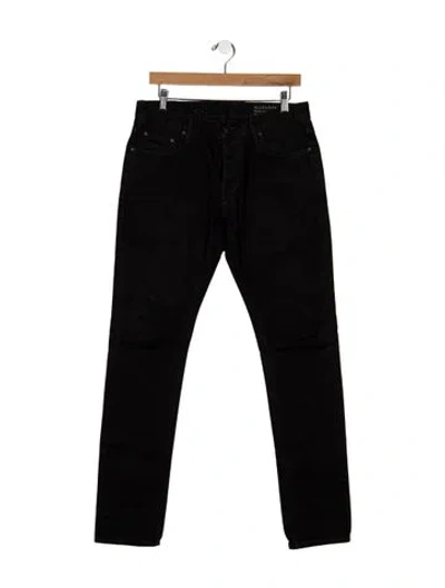Pre-owned Allsaints Skinny Jeans In Black