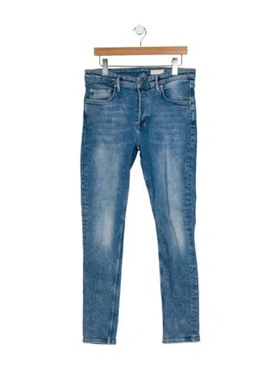 Pre-owned Allsaints Skinny Jeans In Blue