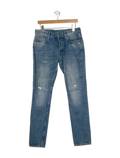 Pre-owned Allsaints Skinny Jeans In Blue