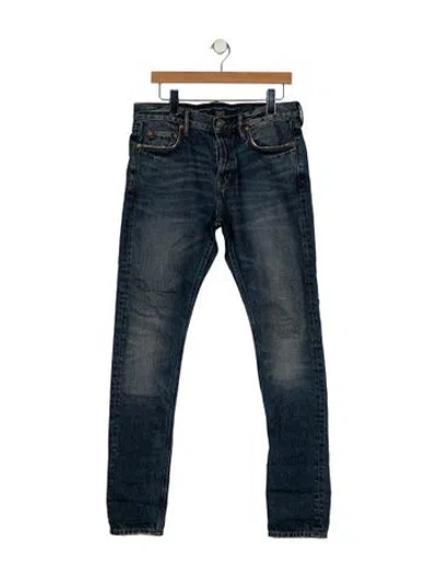 Pre-owned Allsaints Skinny Jeans In Blue
