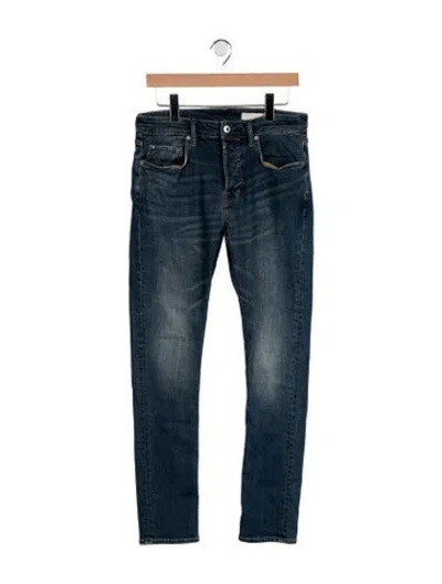 Pre-owned Allsaints Skinny Jeans In Blue