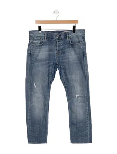 Pre-owned Allsaints Skinny Jeans In Blue