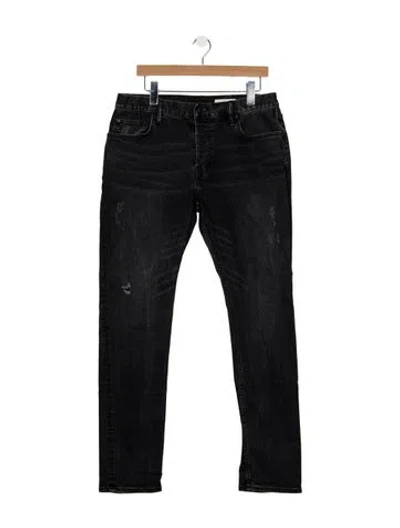 Pre-owned Allsaints Skinny Jeans In Blue