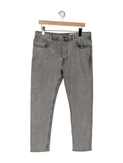 Pre-owned Allsaints Skinny Jeans In Gray