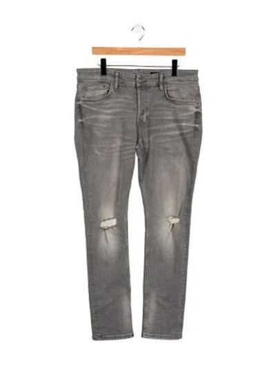 Pre-owned Allsaints Skinny Jeans In Gray