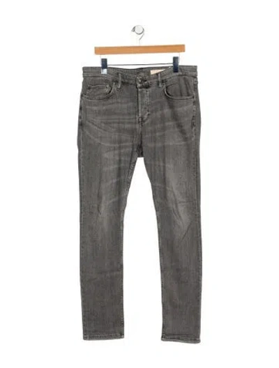Pre-owned Allsaints Skinny Jeans In Gray