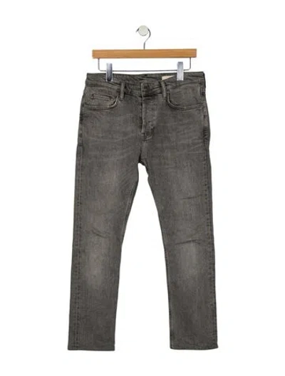 Pre-owned Allsaints Skinny Jeans In Gray