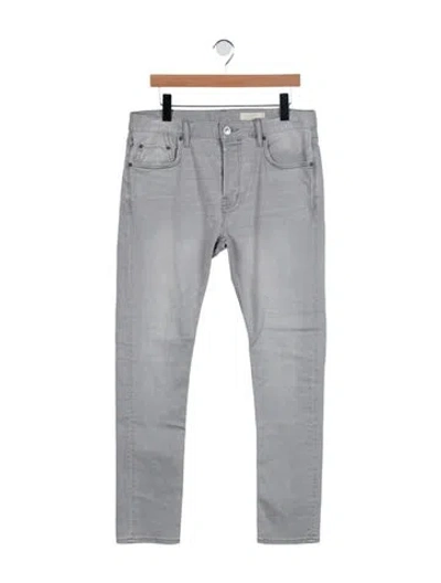 Pre-owned Allsaints Skinny Jeans In Gray