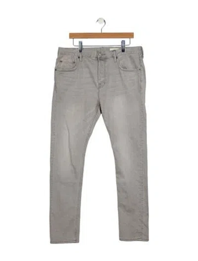 Pre-owned Allsaints Skinny Jeans In Gray