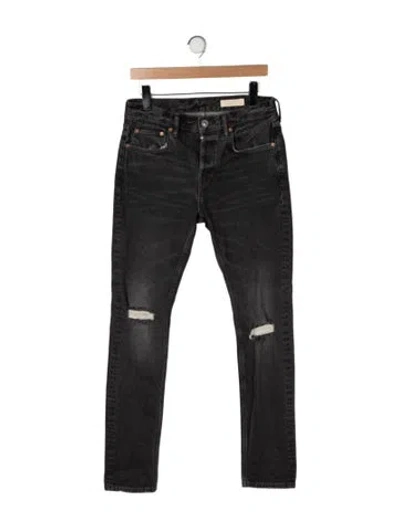 Pre-owned Allsaints Skinny Jeans In Gray