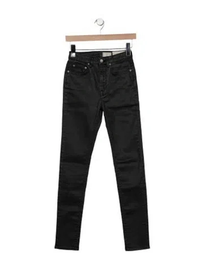 Pre-owned Allsaints Skinny Leg Pants In Black