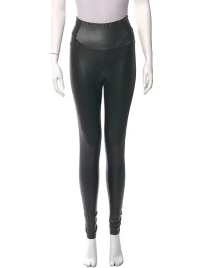 Pre-owned Allsaints Skinny Leg Pants In Black