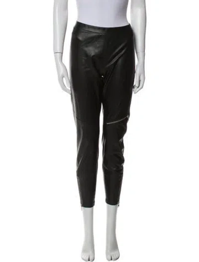 Pre-owned Allsaints Skinny Leg Pants In Black