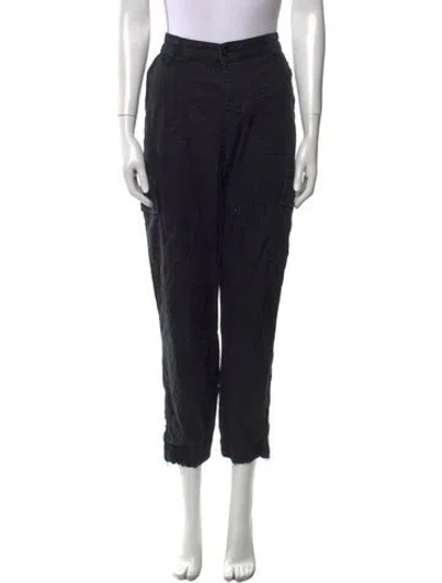 Pre-owned Allsaints Skinny Leg Pants In Black