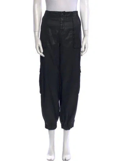 Pre-owned Allsaints Skinny Leg Pants In Black