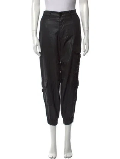 Pre-owned Allsaints Skinny Leg Pants In Black