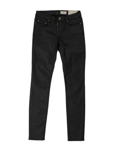 Pre-owned Allsaints Skinny Leg Pants In Black