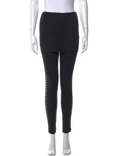 Pre-owned Allsaints Skinny Leg Pants In Black