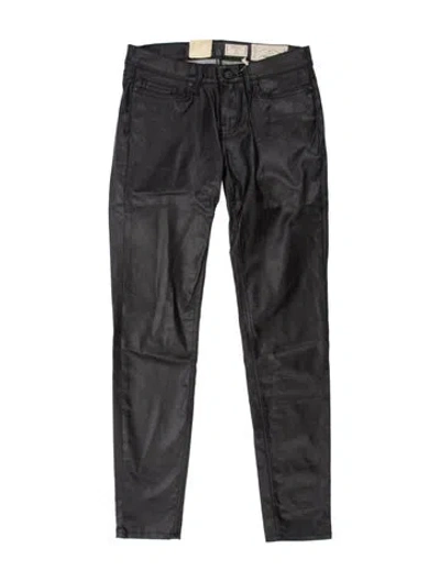 Pre-owned Allsaints Skinny Leg Pants In Black