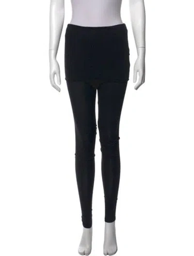 Pre-owned Allsaints Skinny Leg Pants In Black