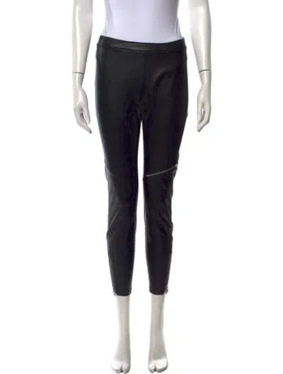 Pre-owned Allsaints Skinny Leg Pants In Black