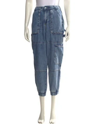 Pre-owned Allsaints Skinny Leg Pants In Blue