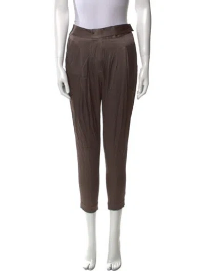 Pre-owned Allsaints Skinny Leg Pants In Gray