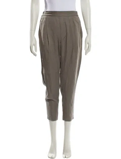 Pre-owned Allsaints Skinny Leg Pants In Gray