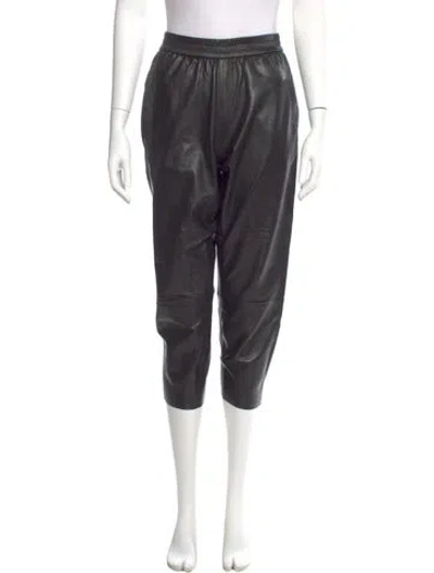 Pre-owned Allsaints Skinny Leg Pants In Gray