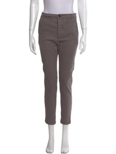 Pre-owned Allsaints Skinny Leg Pants In Gray