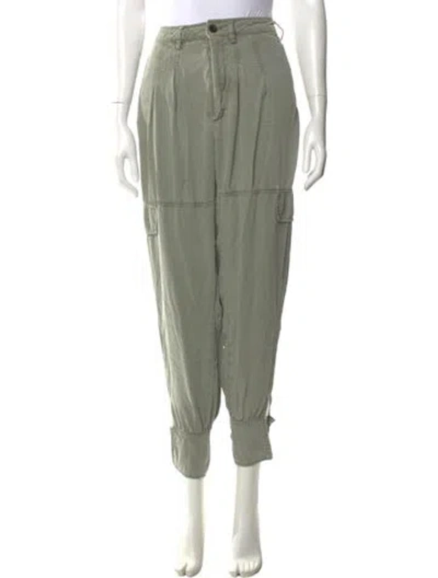 Pre-owned Allsaints Skinny Leg Pants In Green