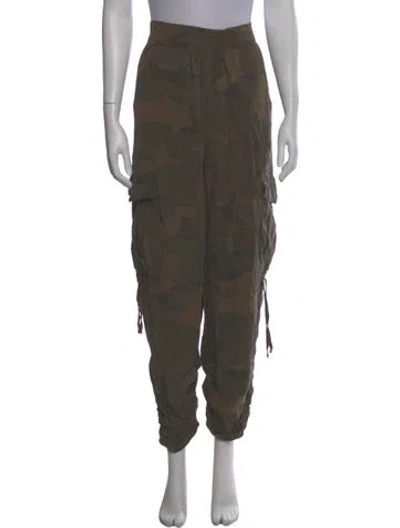 Pre-owned Allsaints Skinny Leg Pants In Green