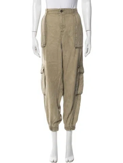 Pre-owned Allsaints Skinny Leg Pants In Neutral