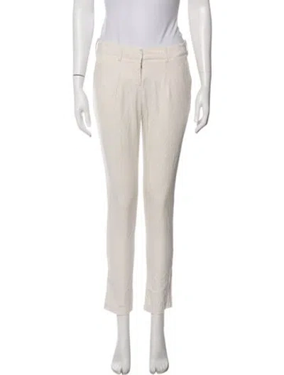 Pre-owned Allsaints Skinny Leg Pants In Neutral