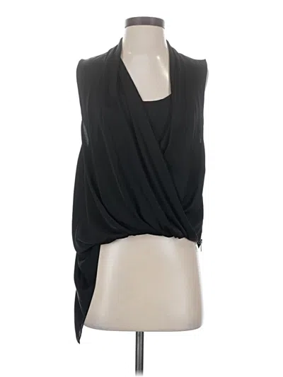 Pre-owned Allsaints Sleeveless Blouse In Black