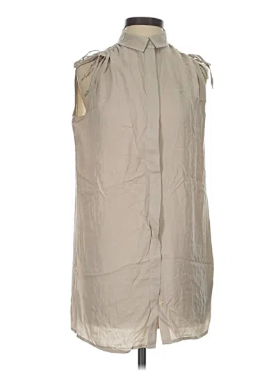 Pre-owned Allsaints Sleeveless Blouse In Gray