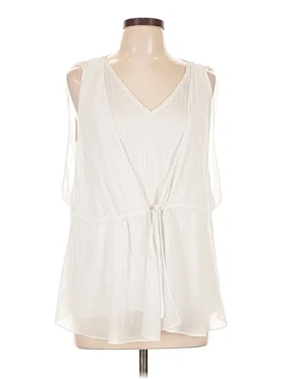 Pre-owned Allsaints Sleeveless Blouse In Ivory