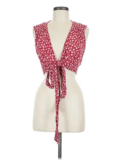 Pre-owned Allsaints Sleeveless Blouse In Red