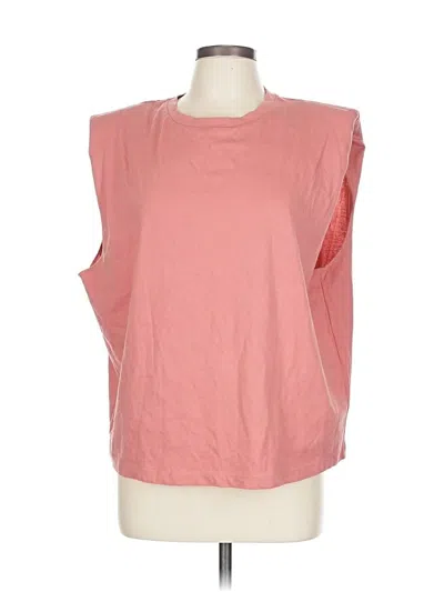 Pre-owned Allsaints Sleeveless T-shirt In Pink