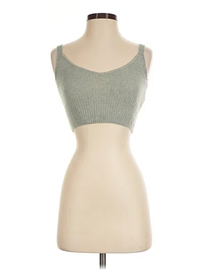 Pre-owned Allsaints Sleeveless Top Green Strapless Neckline Tops