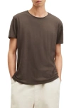 Allsaints Slim Fit Crewneck T-shirt In Moorland Brown