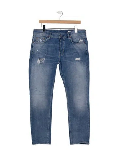 Pre-owned Allsaints Slim Fit Jeans In Blue