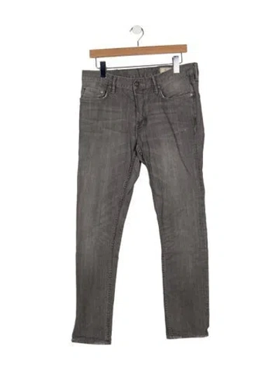 Pre-owned Allsaints Slim Fit Jeans In Grey
