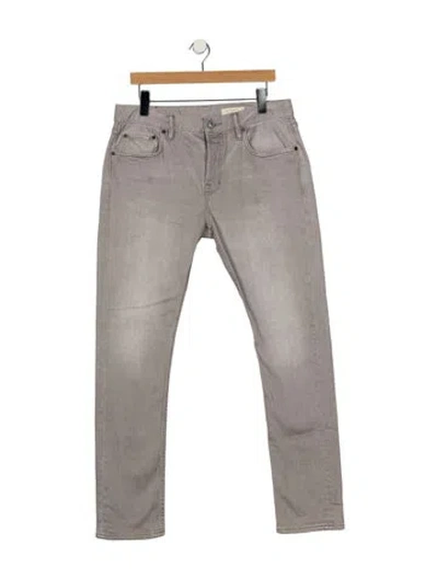 Pre-owned Allsaints Slim Fit Jeans In Grey