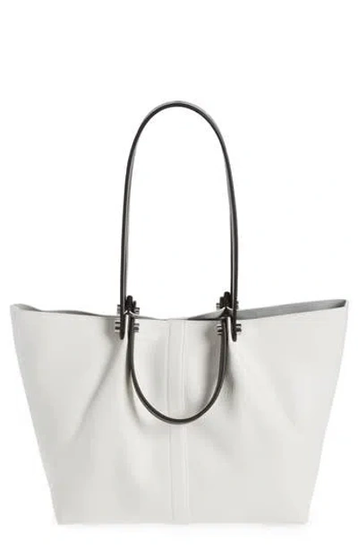 Allsaints Small Allington Tote In Cloud White
