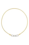 Allsaints Snake Chain Collar Necklace