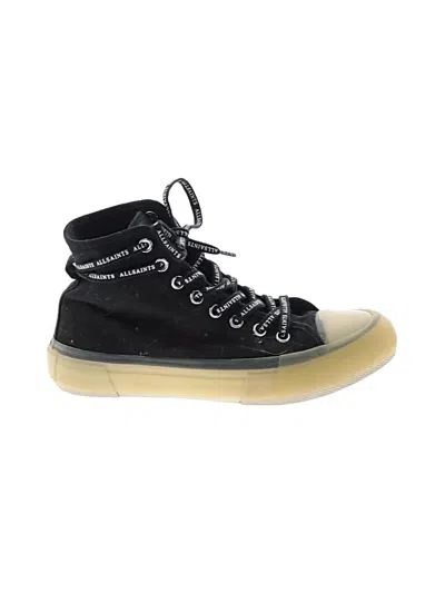 Pre-owned Allsaints Sneakers In Black